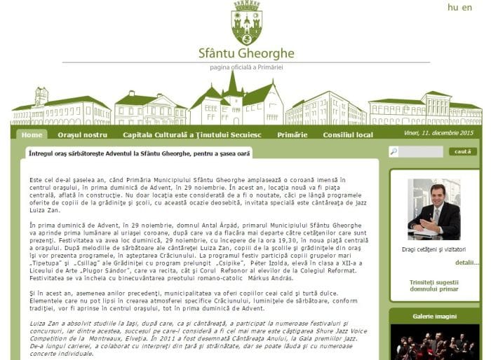 advent sfantu gheorghe primaria